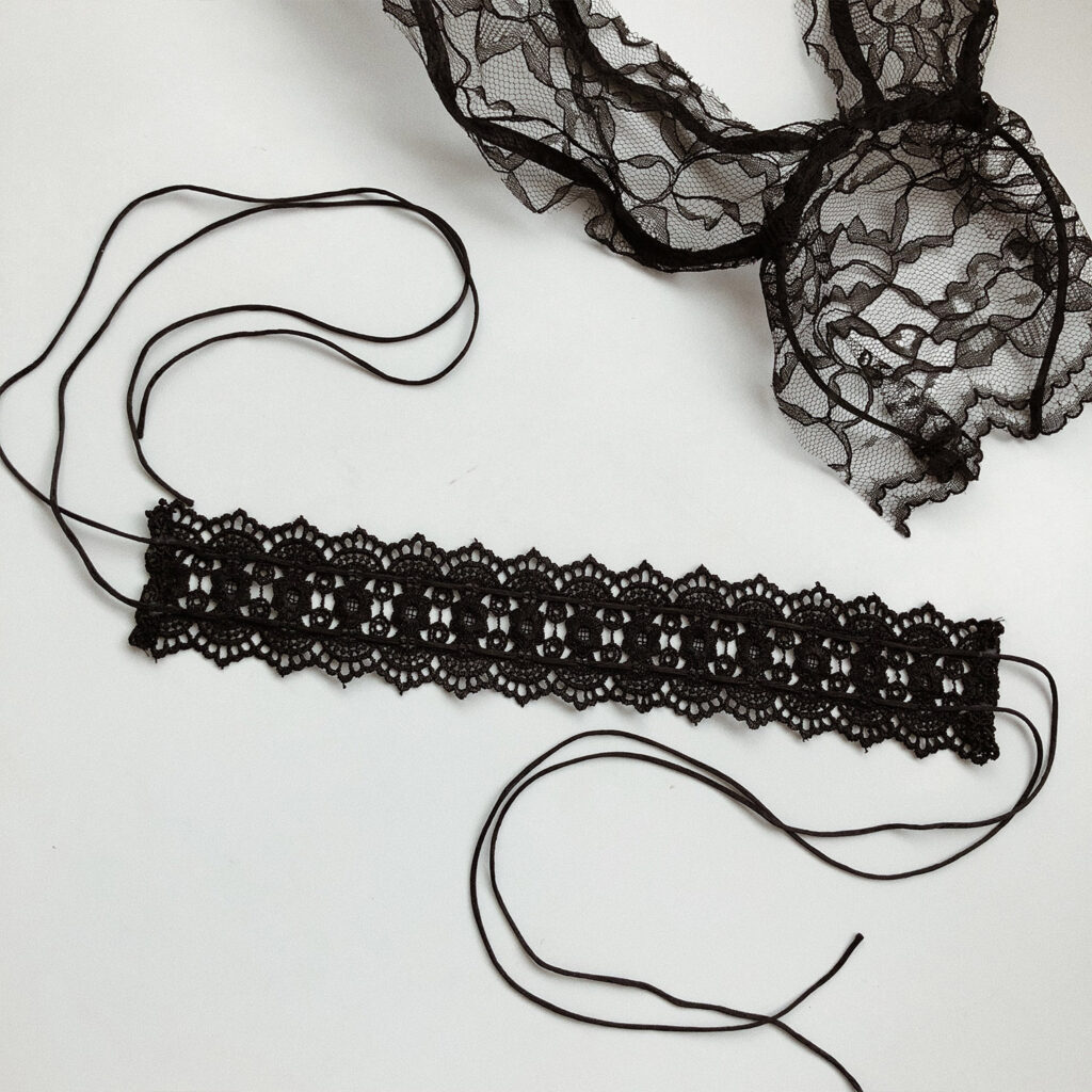 Last Minute Halloween Costume | DIY Lace Bunny Accessories - Laura Jade ...