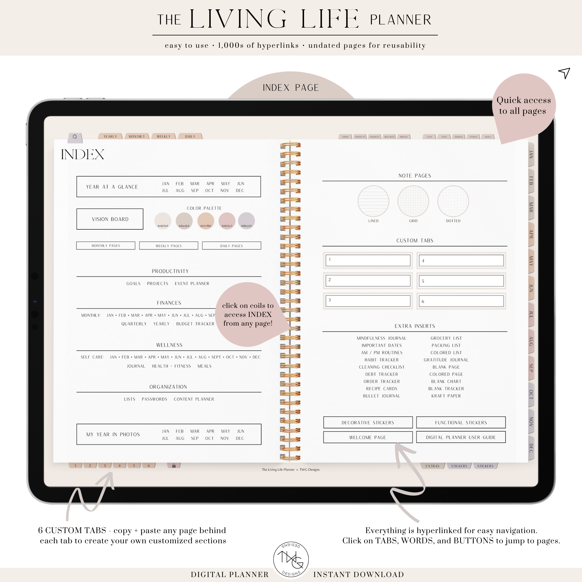 Digivolution Planner What is a Digital Planner? | Flip Through + Beginner Tips - Laura Jade ...